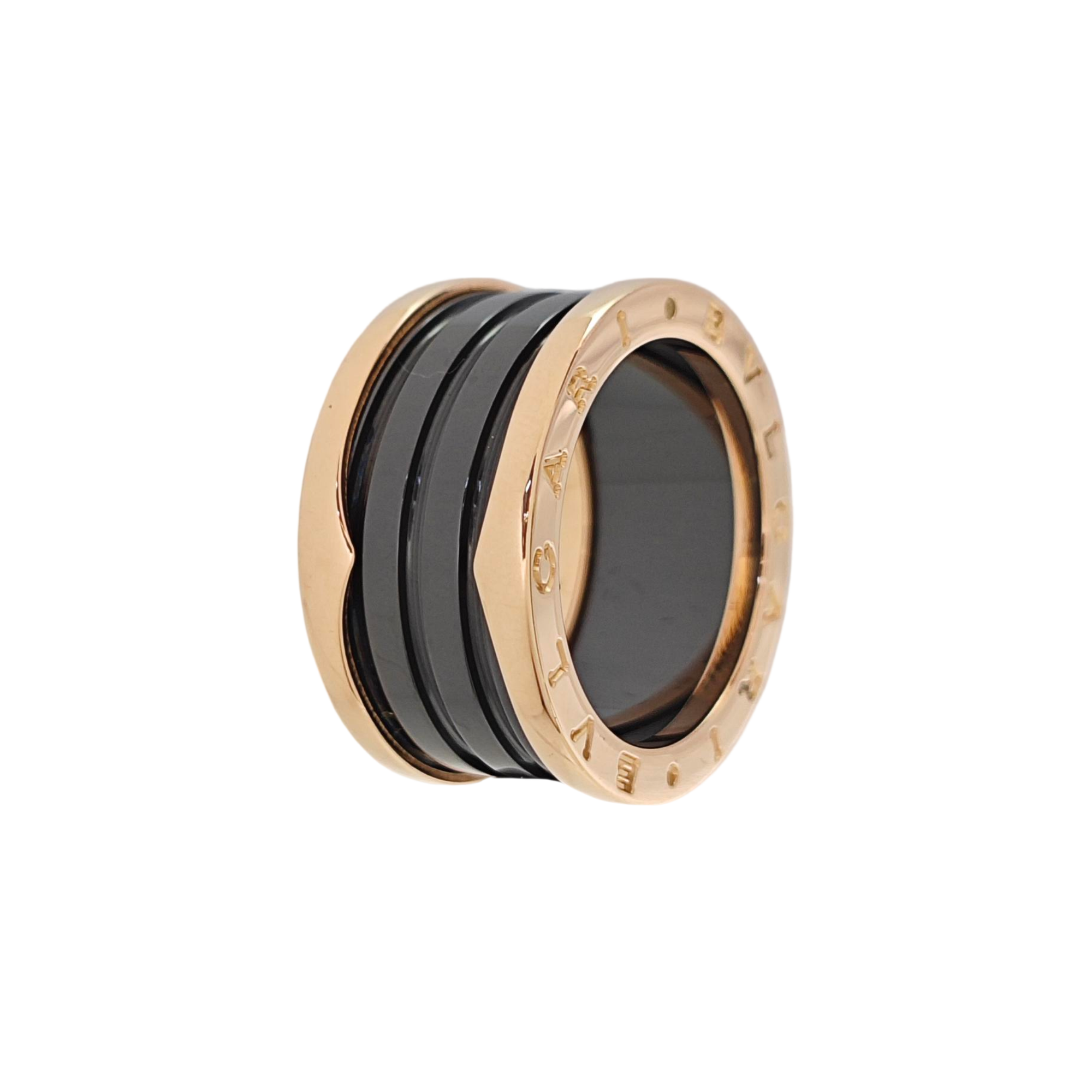 B.ZERO1 18k Rose Gold Ring EU 57