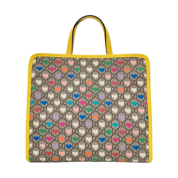 Children’s GG Bucket Monogram Coated Canvas Beige