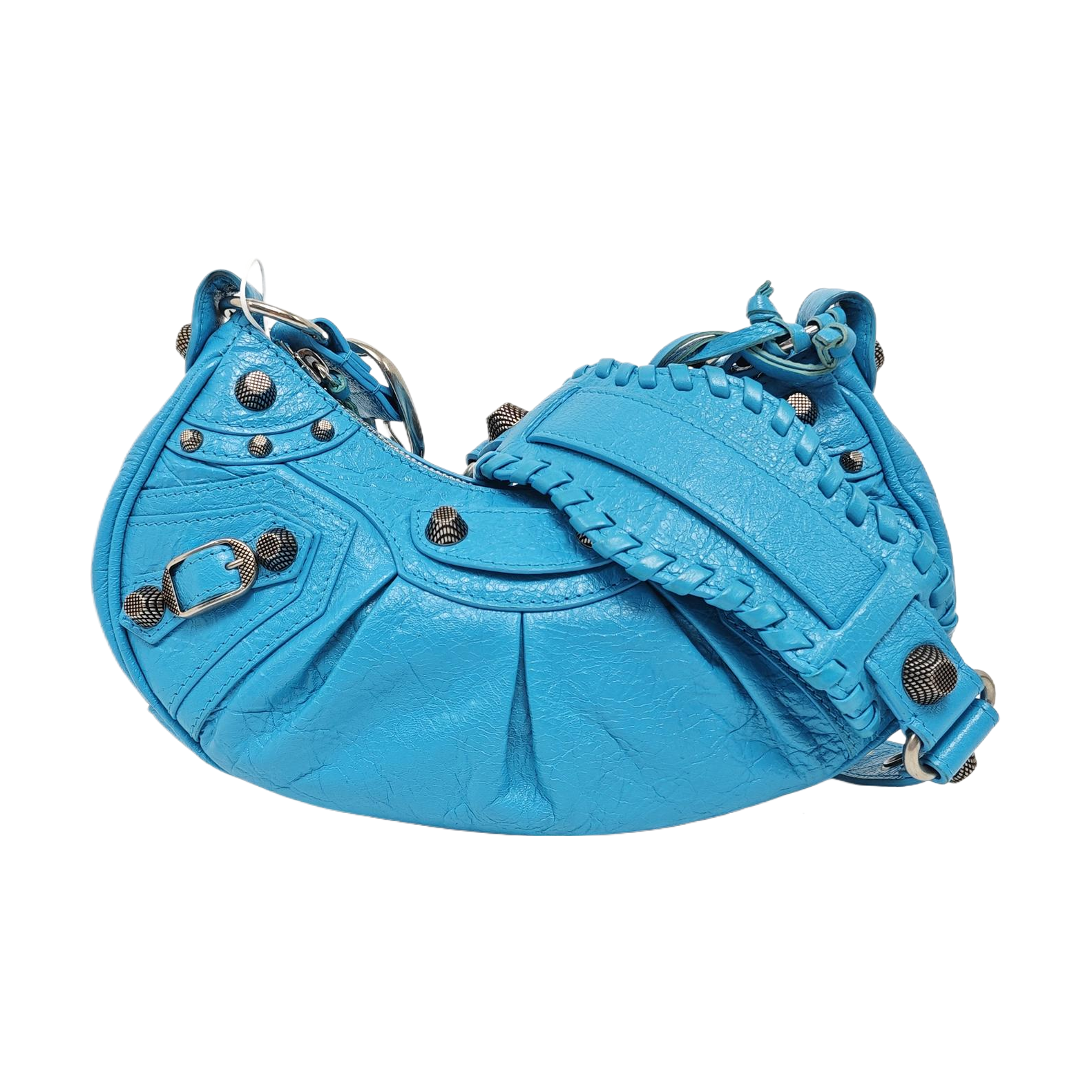 Le Cagole Mini Lambskin Blue