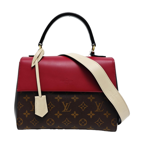 CLUNY BB Monogram Coated Canvas Brown