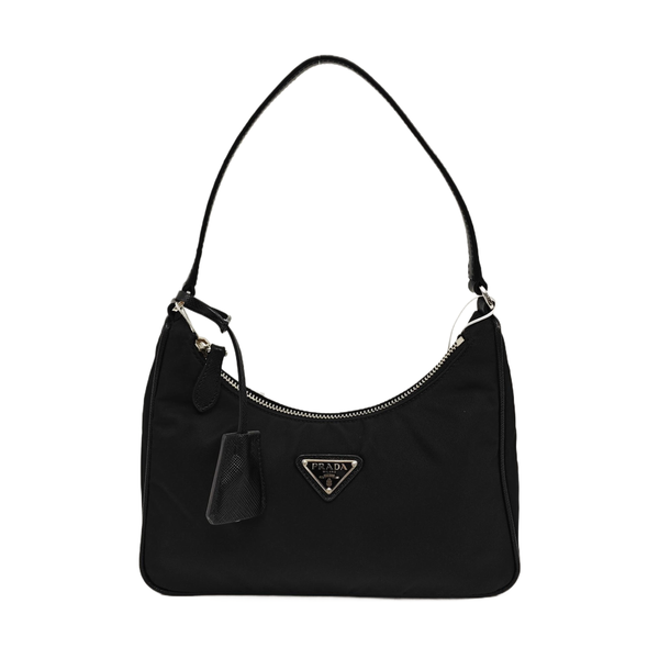 Minibolso de nailon Re-Edition2000 negro