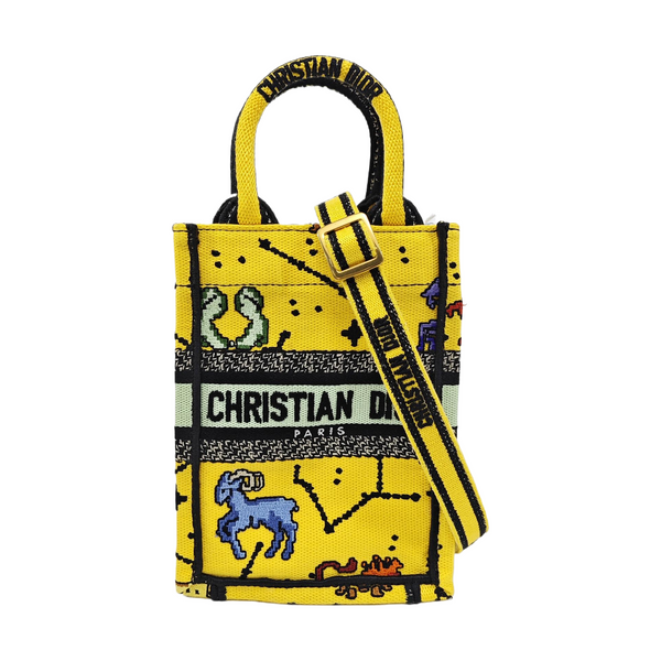 Book Tote Mini Canvas Yellow