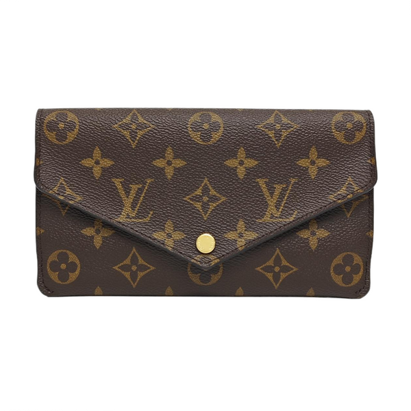 JEANNE Monogram Coated Canvas Brown Wallet