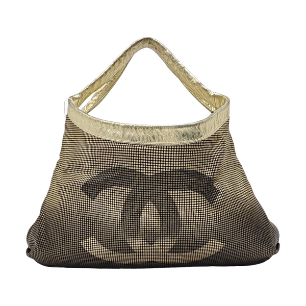 Calfskin Shoulder Bag Gold