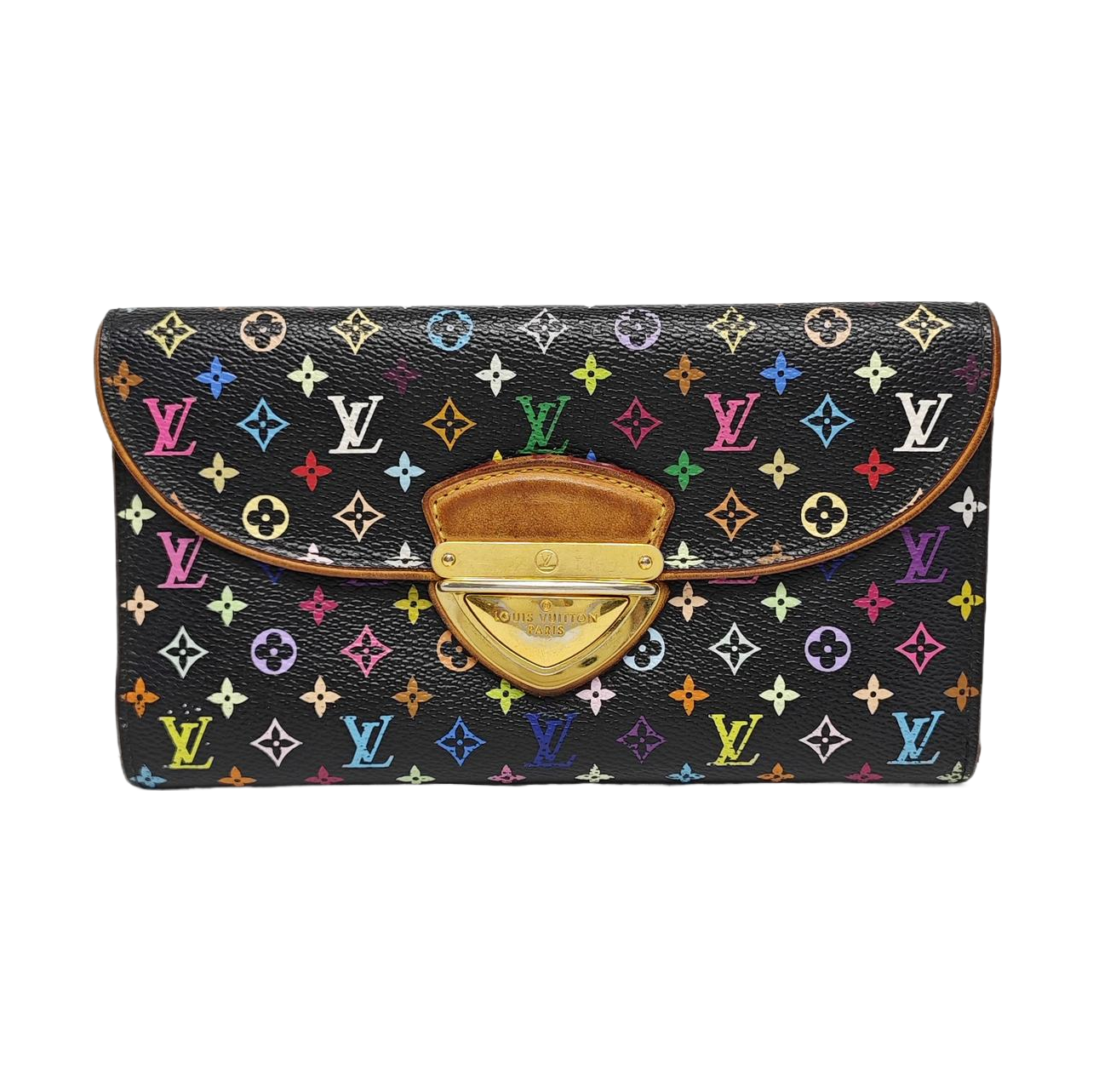 LV × TM KOALA Monogram Coated Canvas Black Wallet
