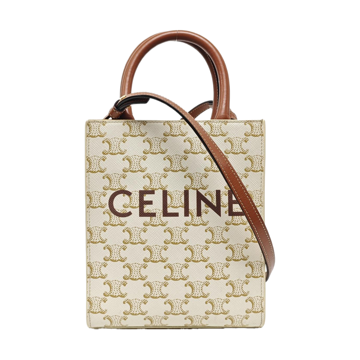 CABAS CELINE Mini Coated Canvas White