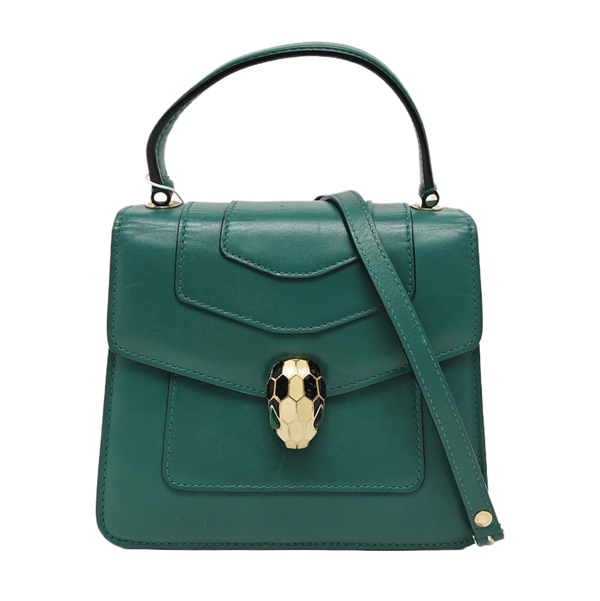 SERPENTI FOREVER Small Calfskin Green