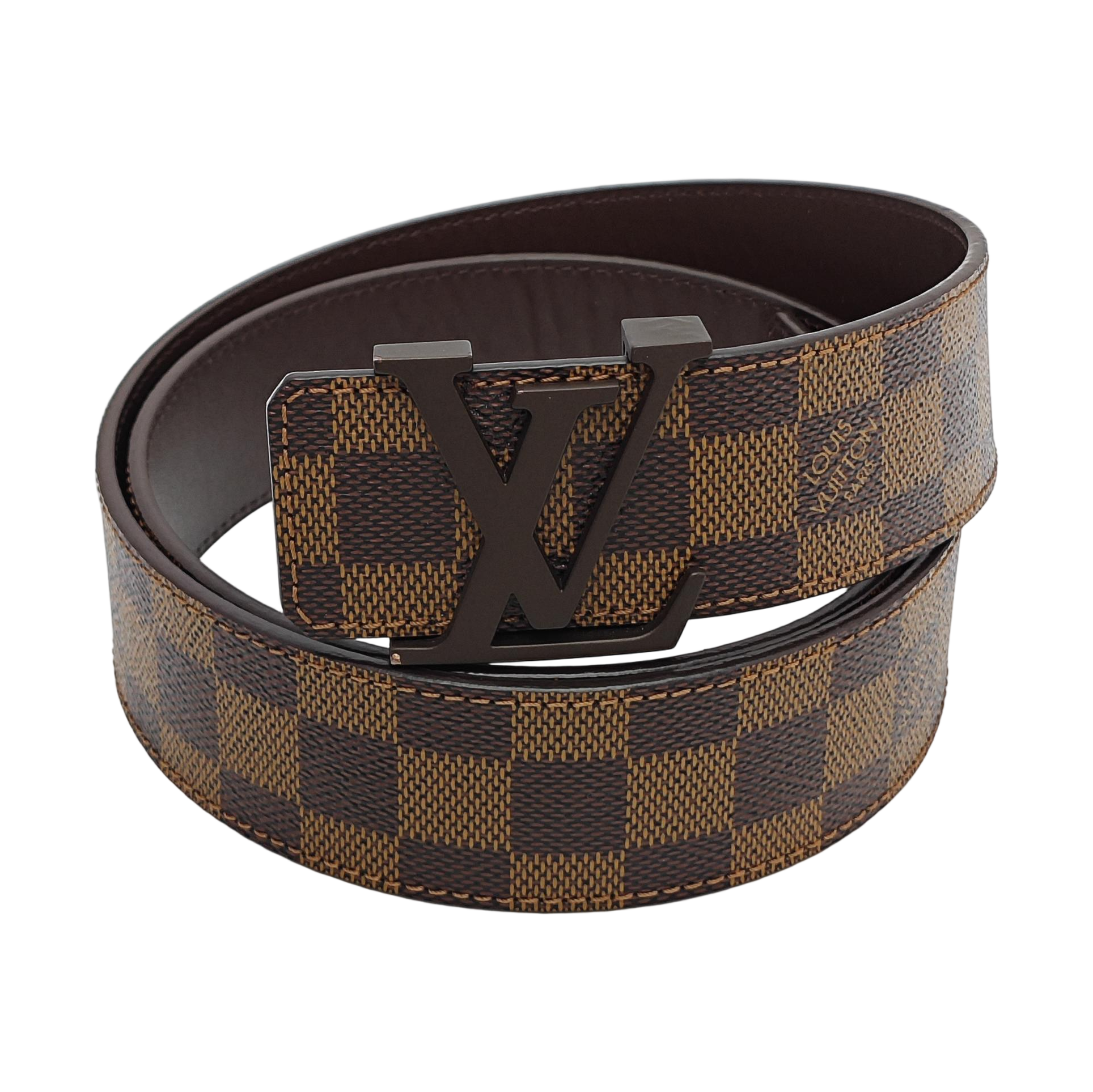 Coated Canvas Belt Brown