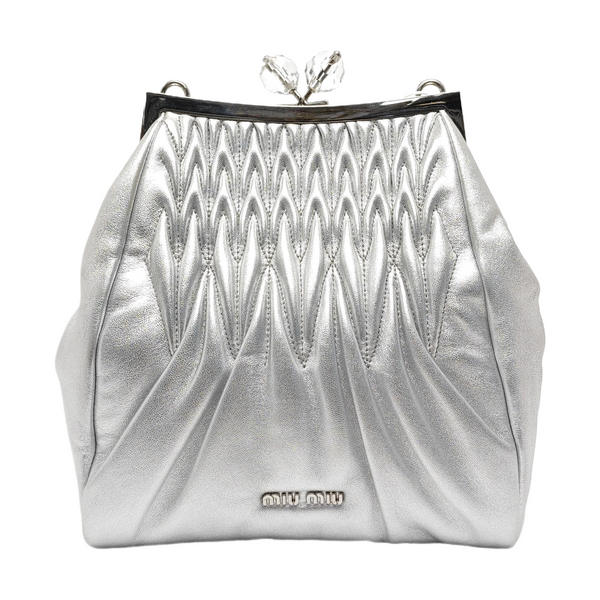 Matelassé Lambskin Gray