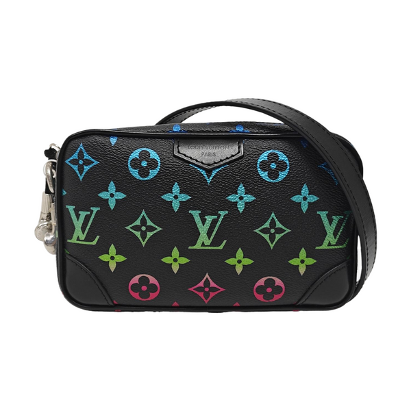 TROCADERO Monogram Coated Canvas Black