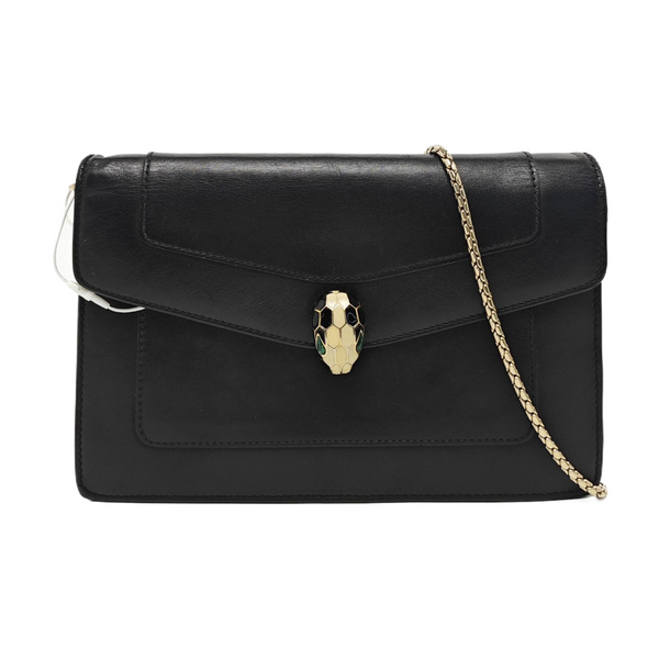 SERPENTI FOREVER Calfskin Black