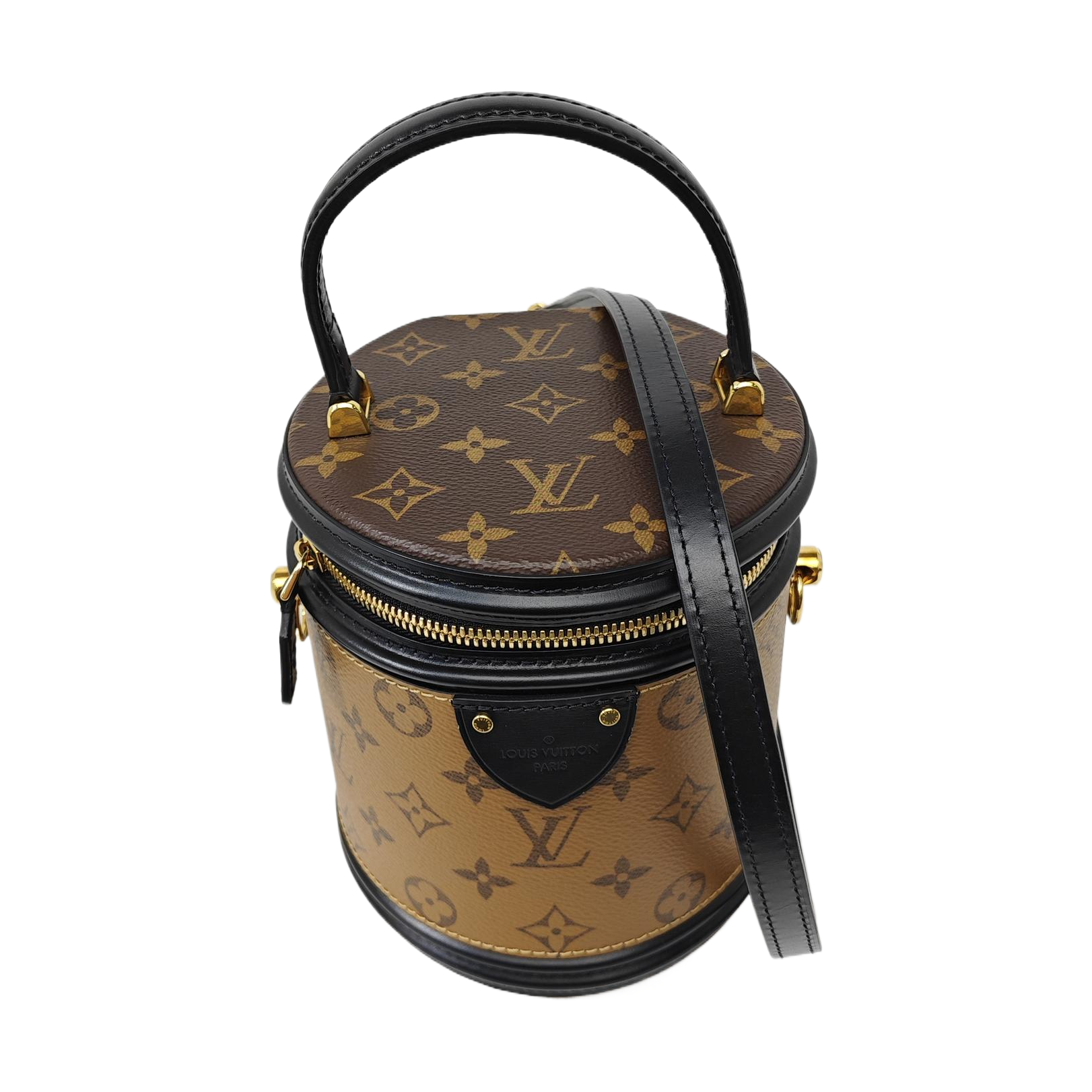 CANNES PM Monogram Coated Canvas Brown