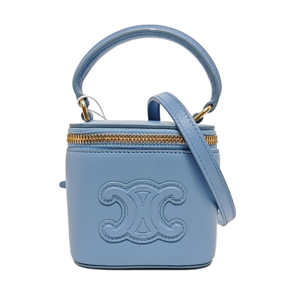 TRIOMPHE Mini Calfskin Blue