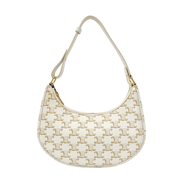 AVA Medium Coated Canvas White