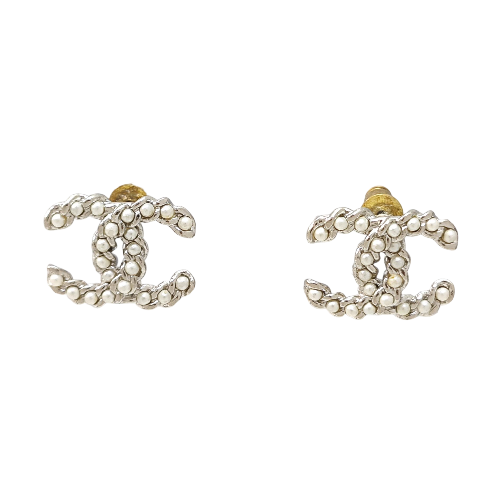 Metal Silver Stud Earrings