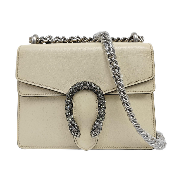 Dionysus Mini Calfskin White