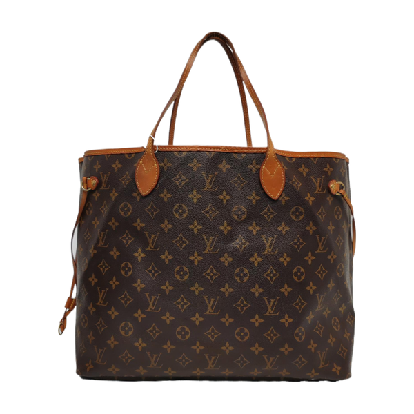 NEVERFULL GM Monogram Coated Canvas Brown