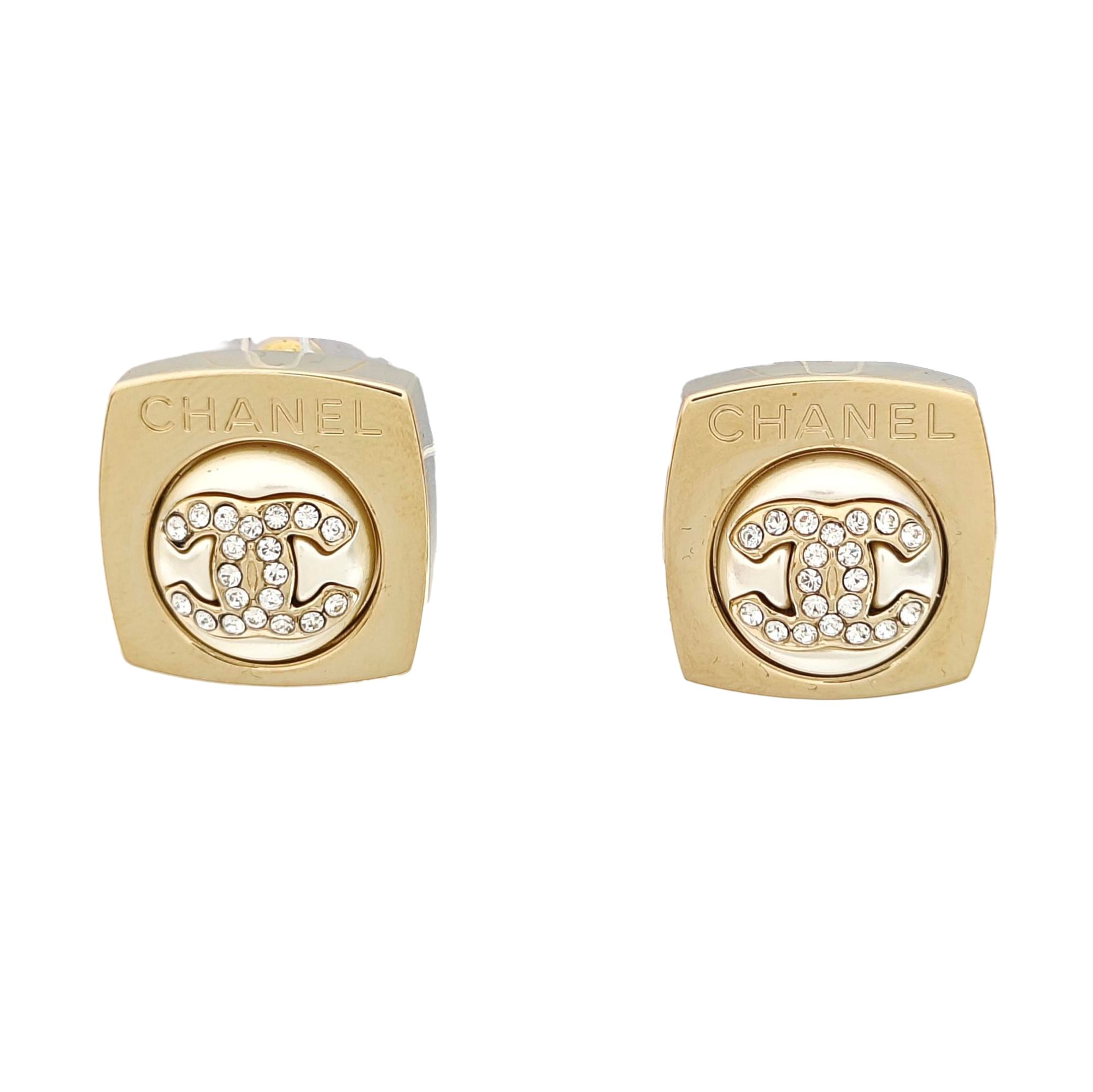Metal Gold Stud Earrings