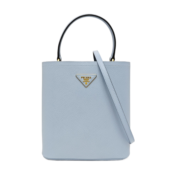 Panier Medium Saffiano Calfskin Blue