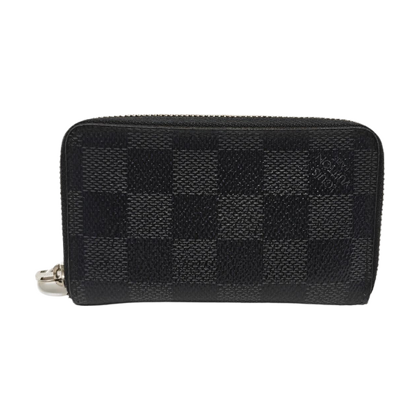 Damier Graphite Coated Canvas Wallet Gray