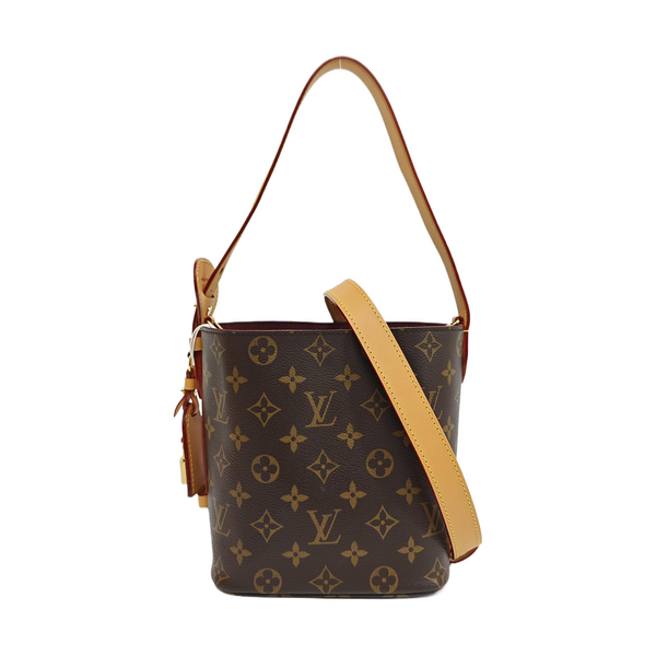 ALL IN Monogram Coated Canvas Brown