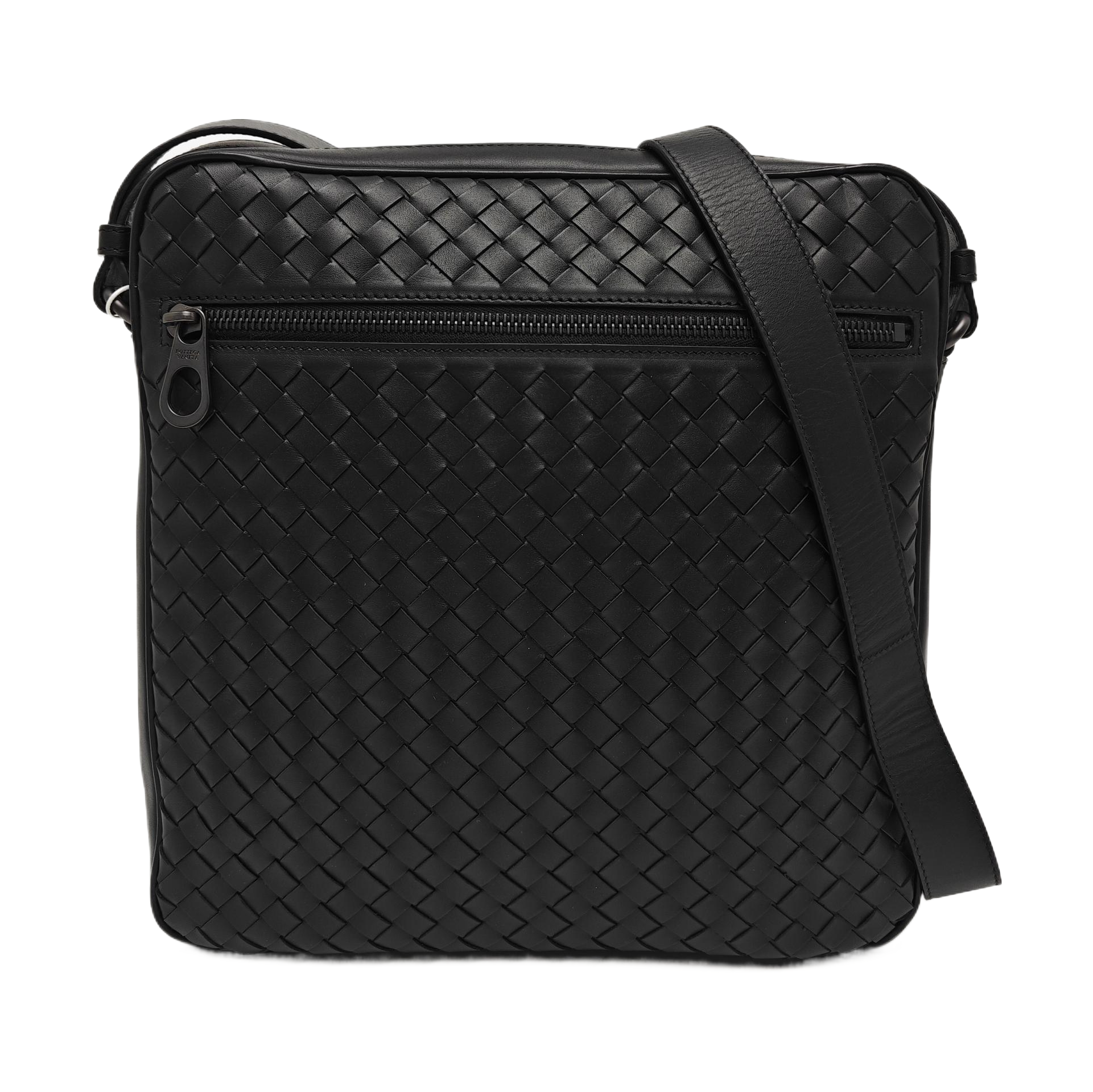 Calfskin Crossbody Bag Black