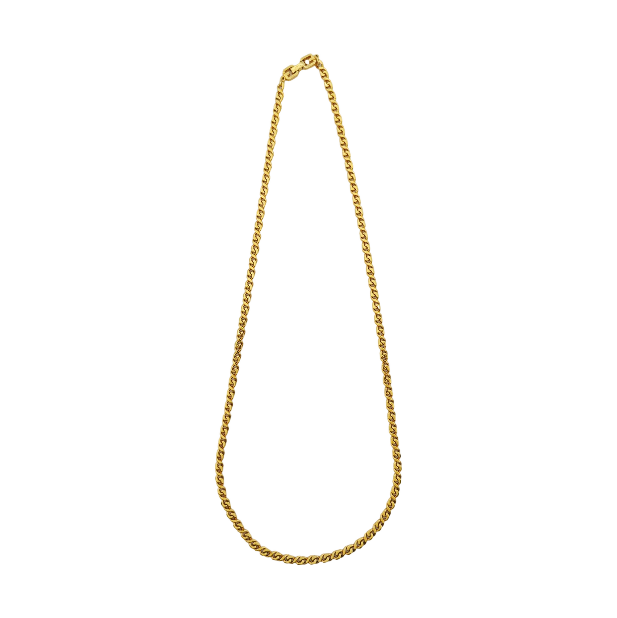G Cube Metal Gold Necklace