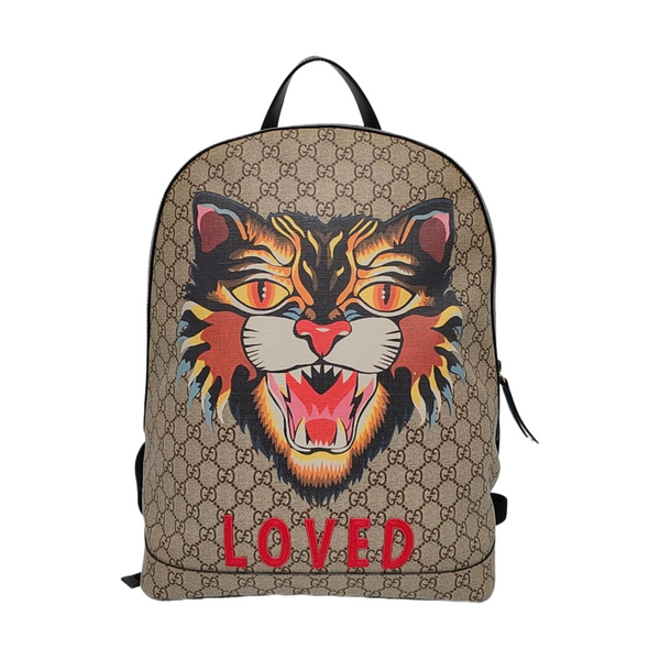 GG Supreme Monogram Coated Canvas Beige
