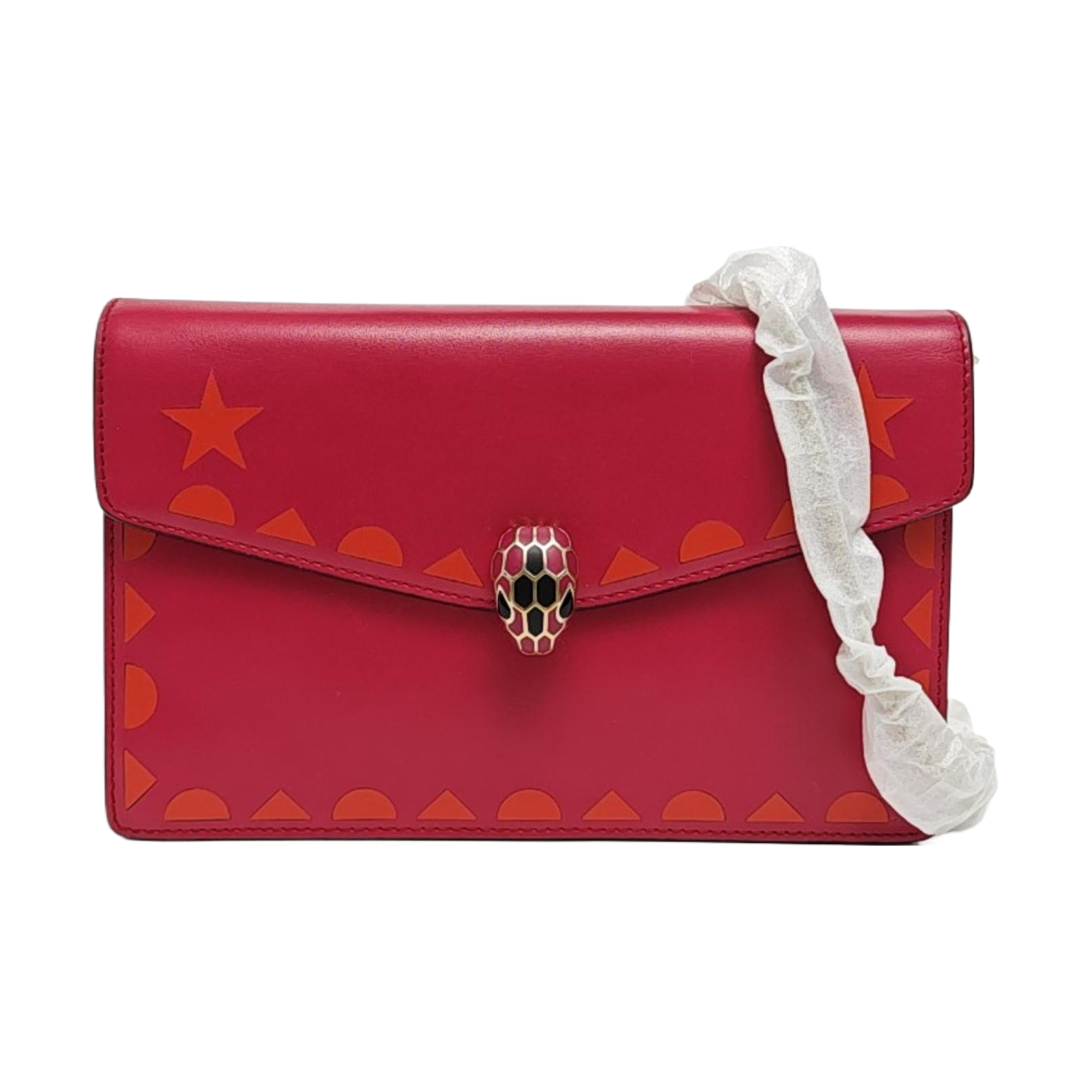 SERPENTI FOREVER Calfskin Red
