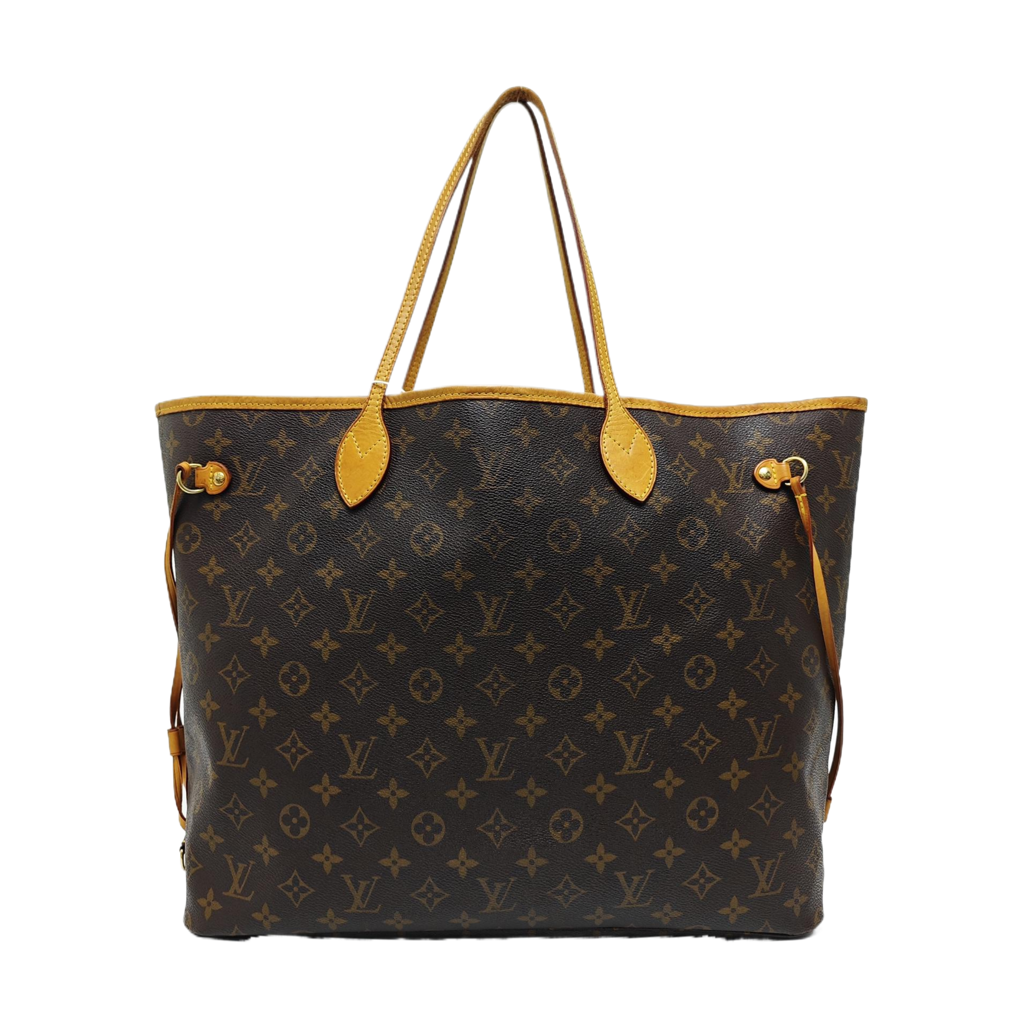 NEVERFULL GM Lona revestida Monogram Marrón