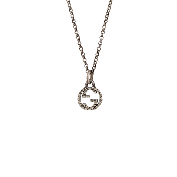 Interlocking G 925 Sterling Silver Necklace