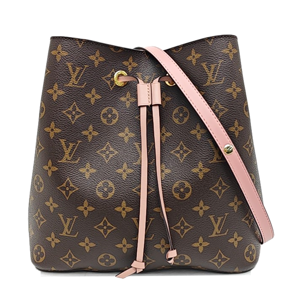 NÉONOÉ MM Monogram Coated Canvas Brown