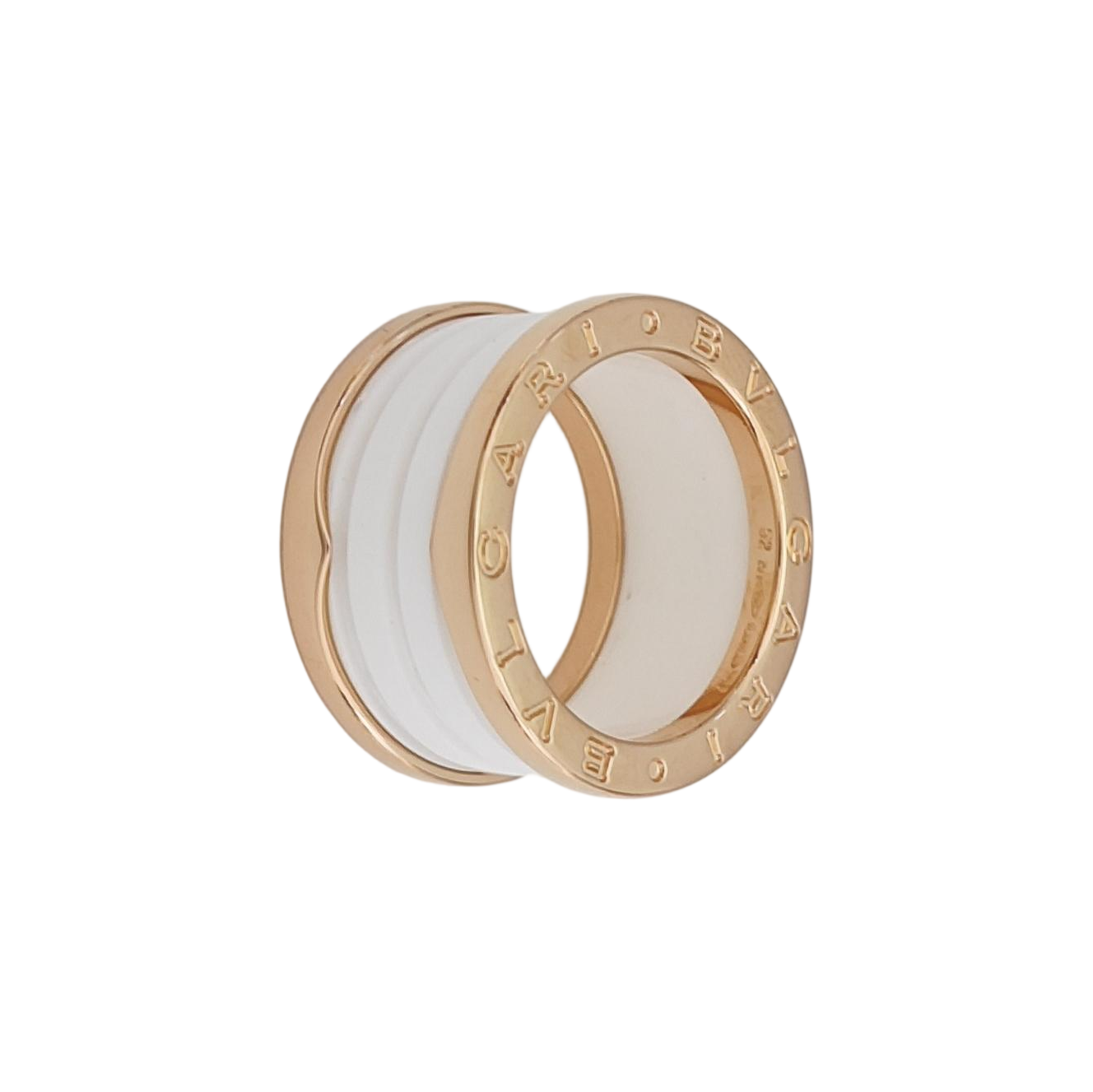 B.ZERO1 18k Rose Gold Ring EU 52
