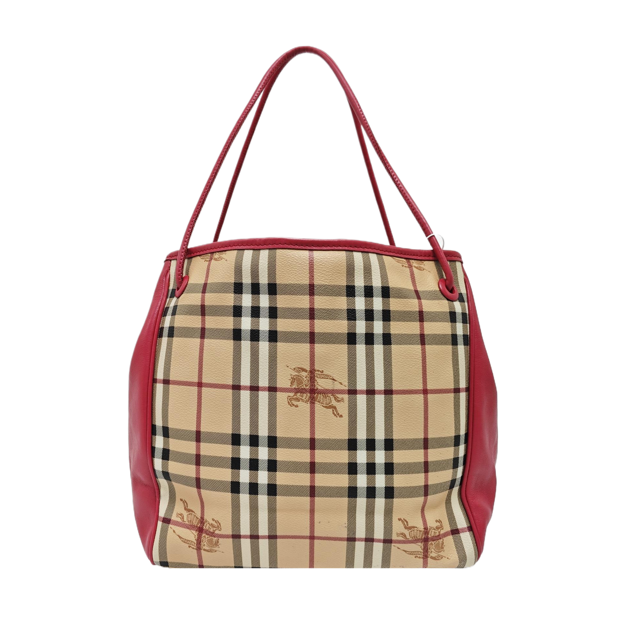 Coated Canvas Tote Bag Beige