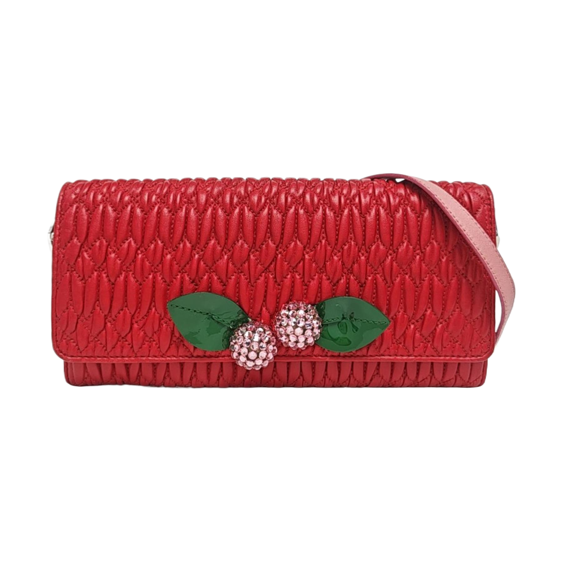 Quilted Lambskin Red
