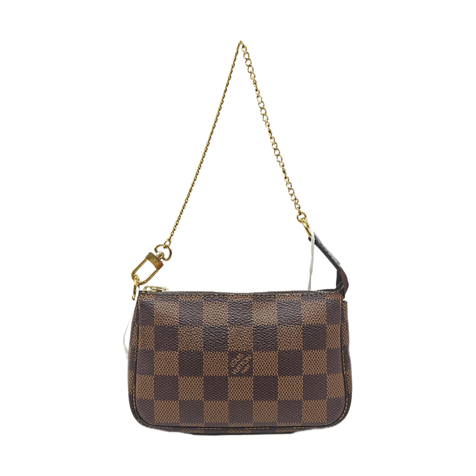 ACCESSOIRES Mini Damier Ebene Coated Canvas Brown