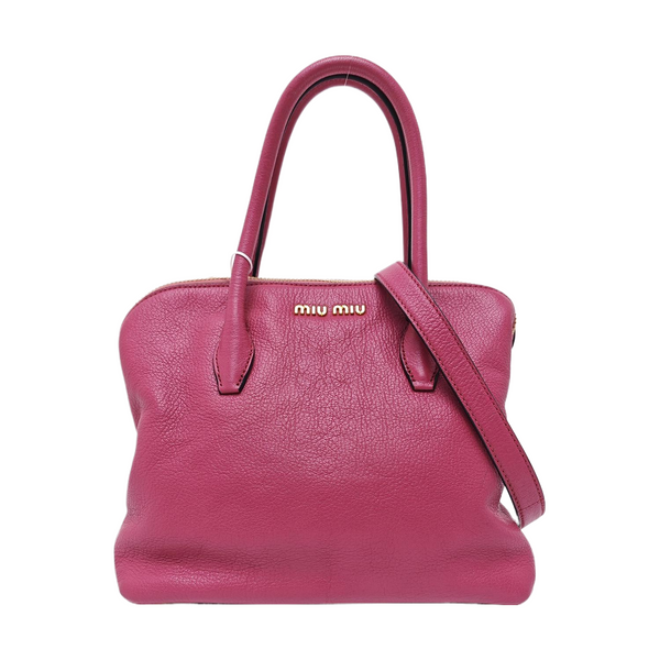 Calfskin Shoulder Bag Pink