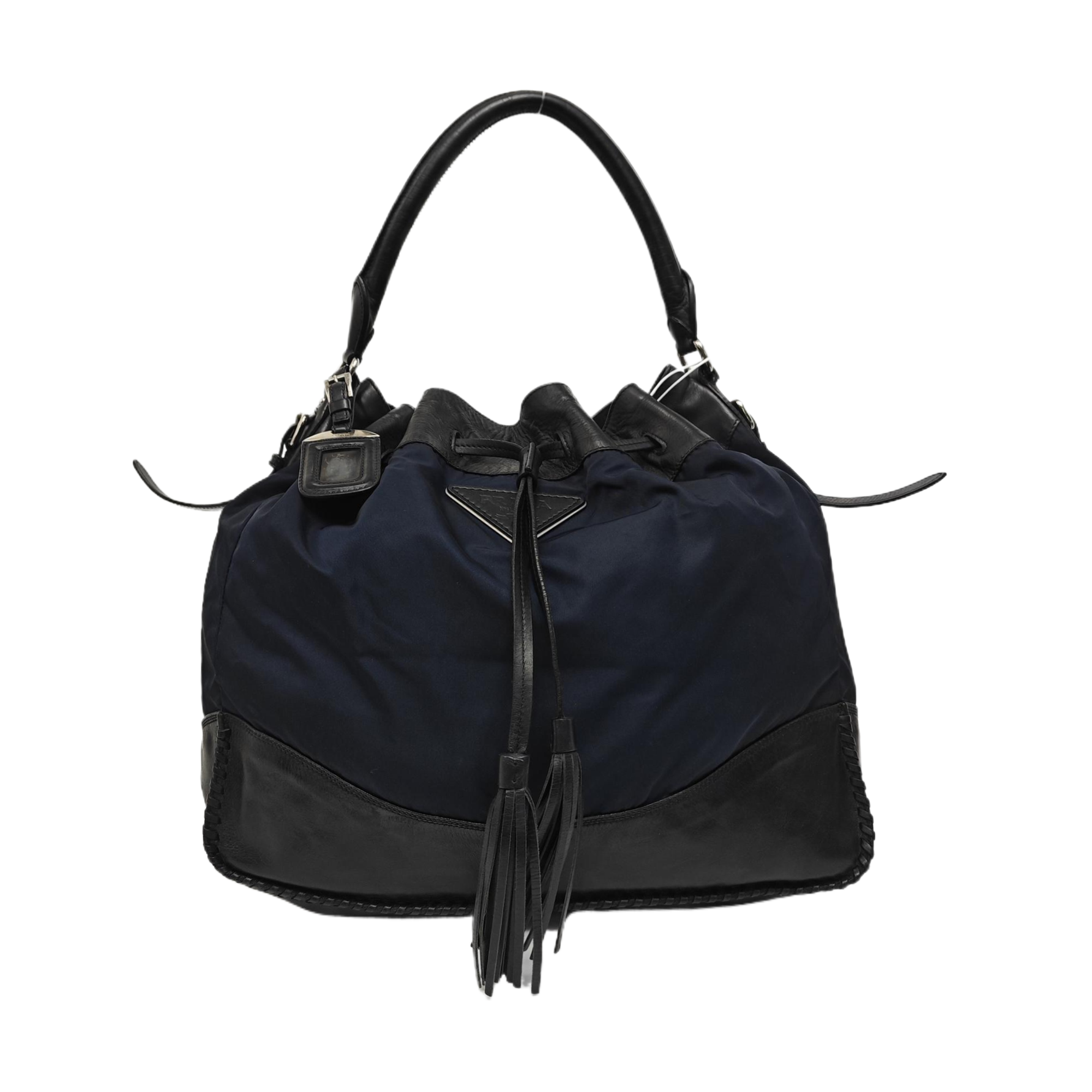 Nylon Shoulder Bag Blue