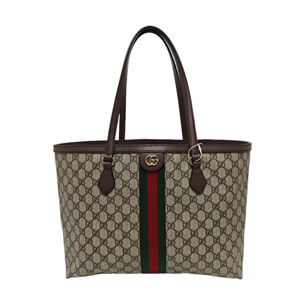 Ophidia Medium Monogram Coated Canvas Beige