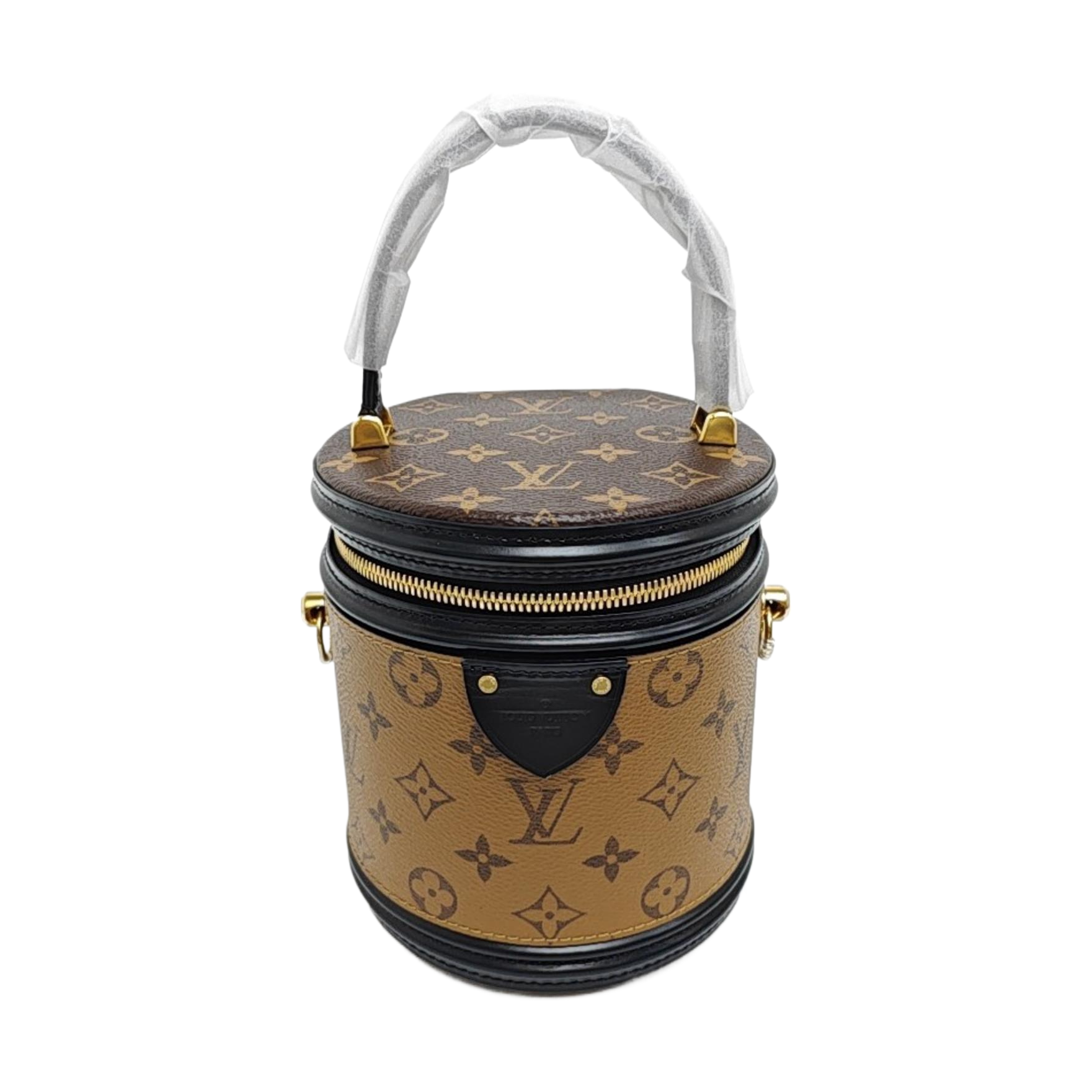 CANNES PM Monogram Coated Canvas Brown