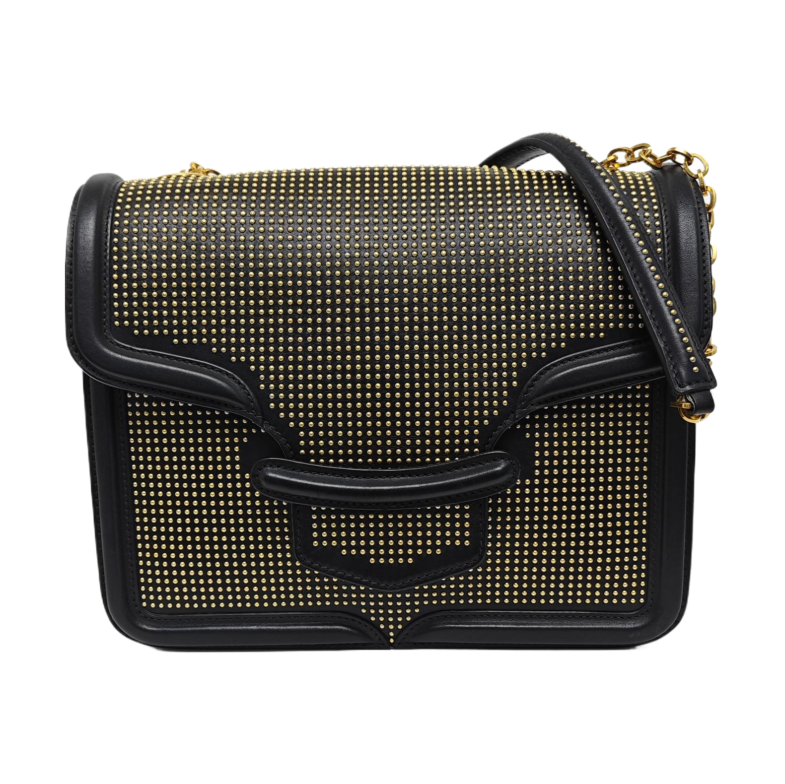 Calfskin Shoulder Bag Black
