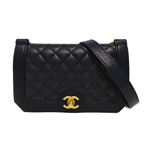 Quilted Calfskin Blue