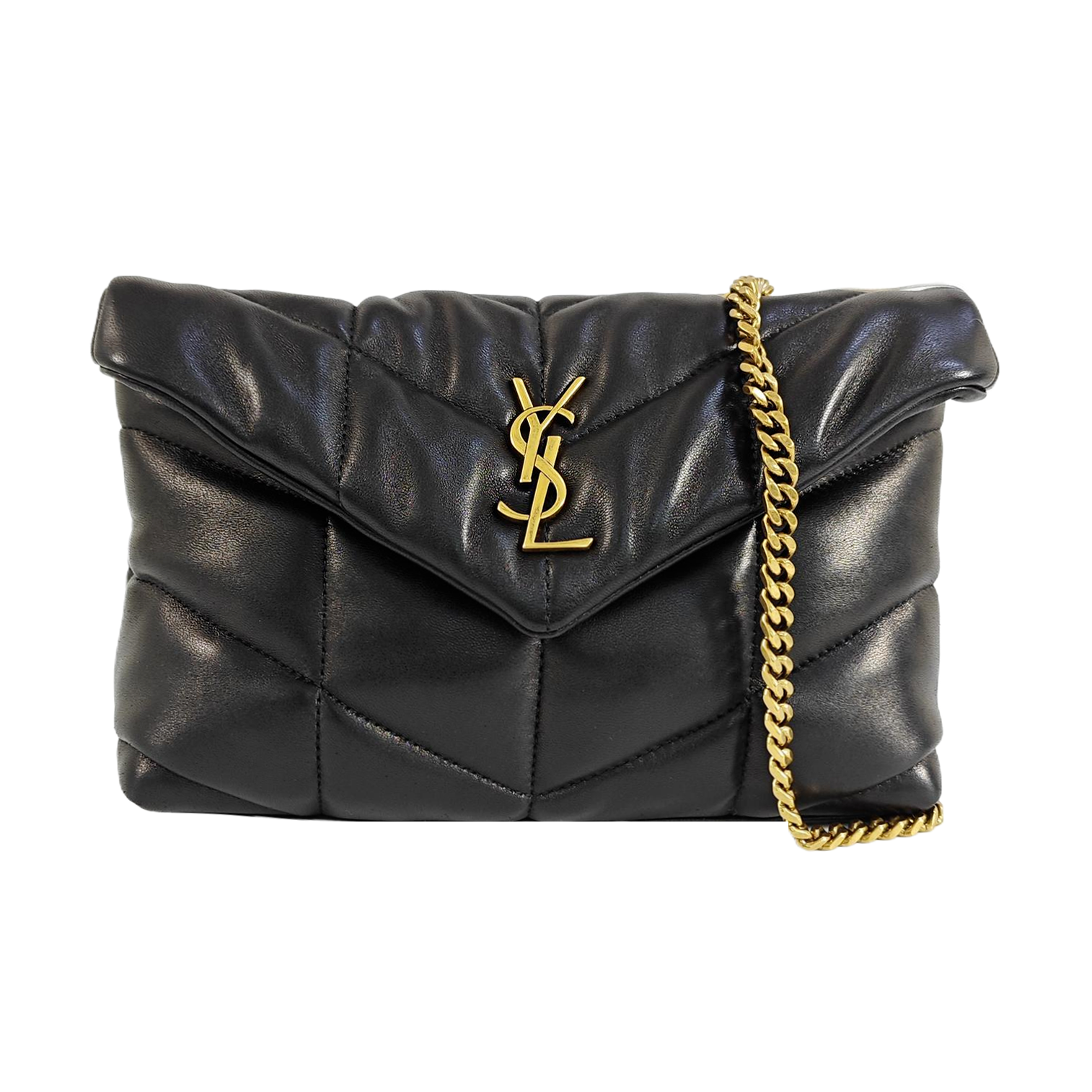 PUFFER Quilted Lambskin Black