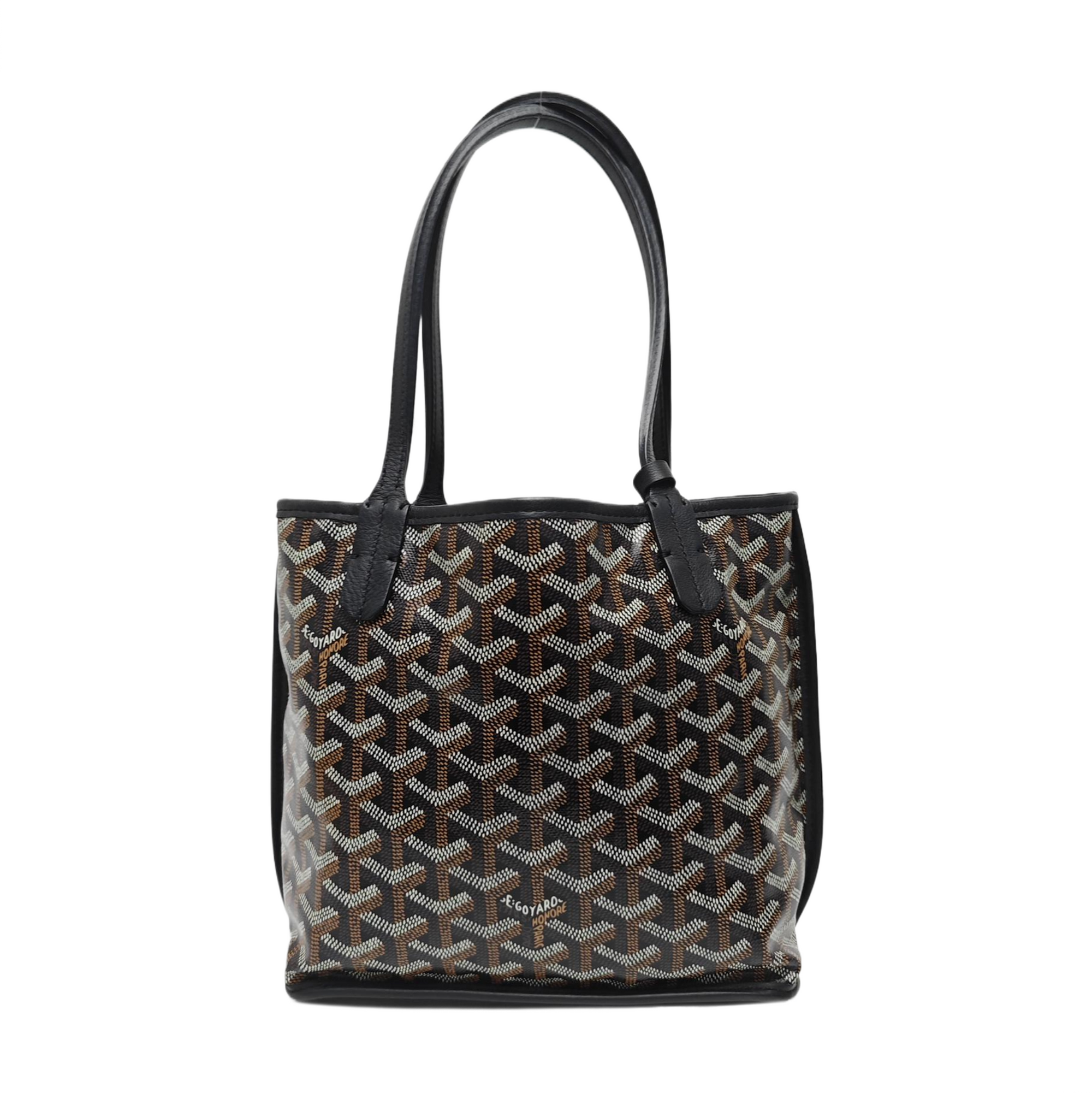 Anjou Mini Coated Canvas Black