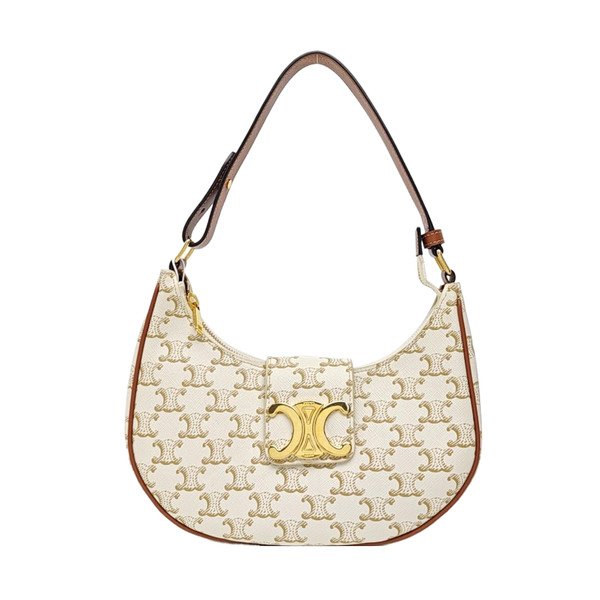 AVA TRIOMPHE Medium Coated Canvas Beige