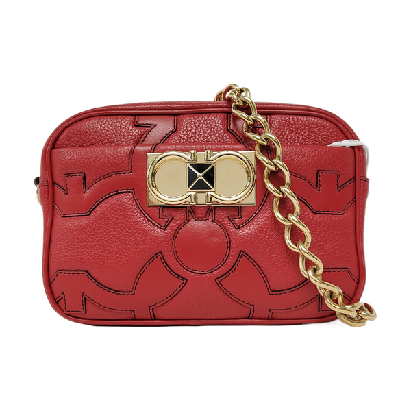 Galore Quilted Calfskin Red