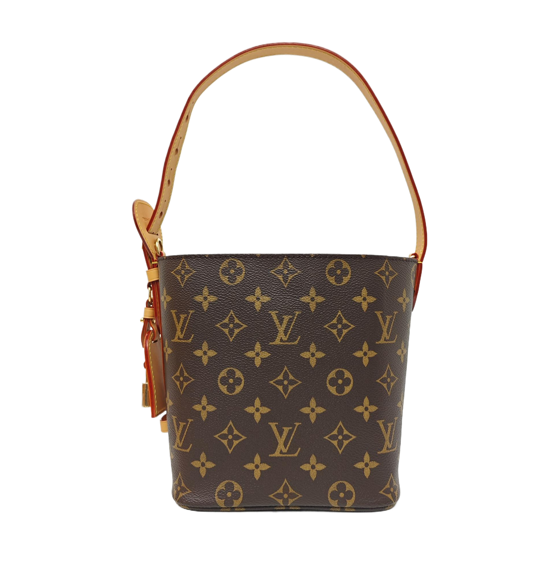ALL IN Monogram Coated Canvas Brown