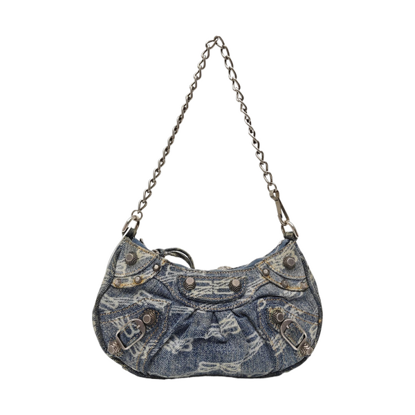 Le Cagole Mini Denim Blue