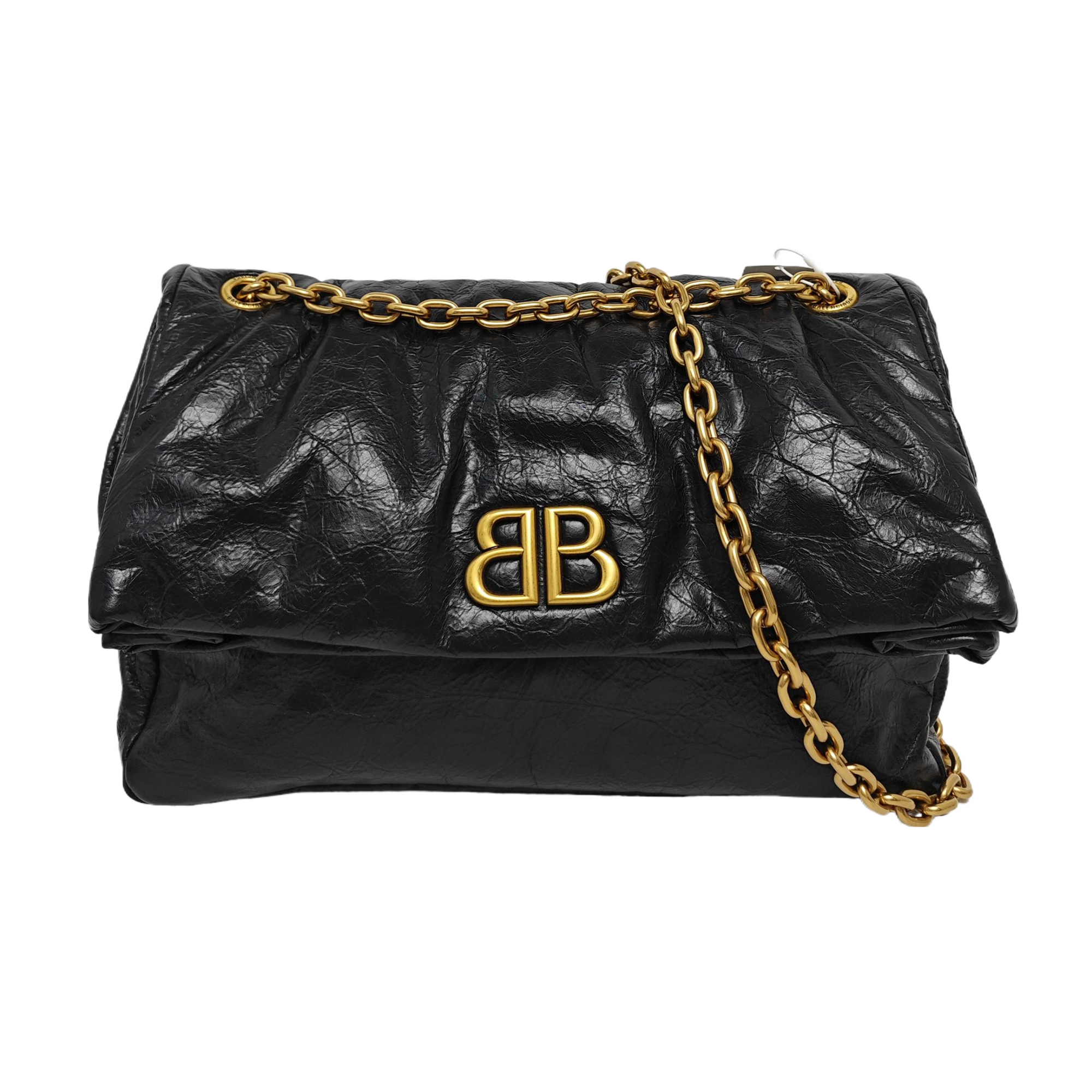Monaco Medium Calfskin Black