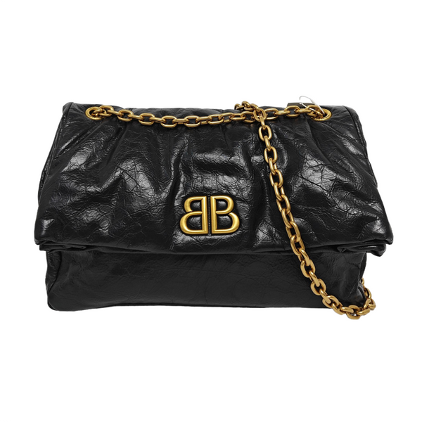 Monaco Medium Calfskin Black
